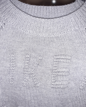 Maglione grigio ragazza