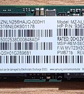 SSD Samsung 256GB come nuovo