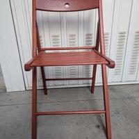 N°8 Sedie in Legno richiudibili