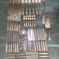 posate stile impero in argento