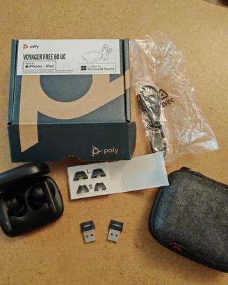 Poly Voyager Free 60 UC cuffie wireless