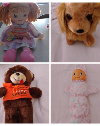 Bambola e peluche