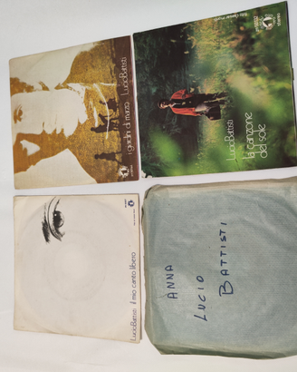 Vinile 45 giri Lucio battisti