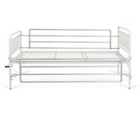Letto da degenza manuale + sponde letto ribaltabil