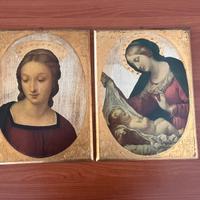 Coppia quadri religiosi