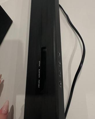 LG Soundbar subwoofer LAS453B con staffa