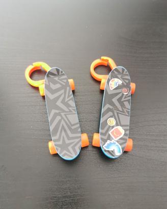 Skate coppia portachiavi con moschettone