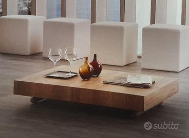 Tavolino trasformabile in tavolo design