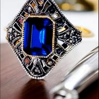 anello stile antico art decò 
