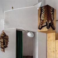 SERGE MOUILLE lampada a muro design due bracci.