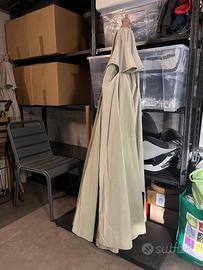 Coppia di ombrelloni da giardino/terrazzo