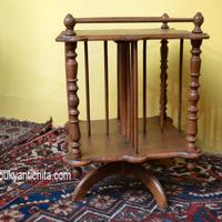 Libreria girevole stile inglese un ripiano