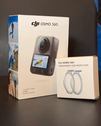 DJI Osmo 360 Combo Standard NUOVA + protezioni