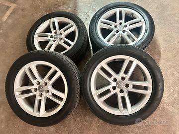 Cerchi in lega 18 ORIGINALI Audi+ gomme invernali