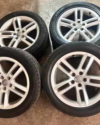 Cerchi in lega 18 ORIGINALI Audi+ gomme invernali
