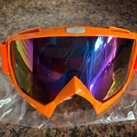 Occhiali per casco da motocross nuovi