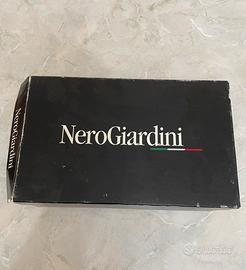 Scarpe con tacco nero giardini softy safari l.