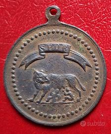 Medaglia Roma intangibile Lupa Romolo e Remo
