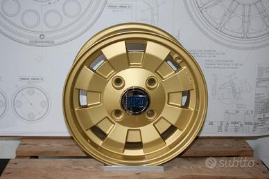 LANCIA FULVIA COUPE SECONDA SERIE CERCHI 6X14 ORO