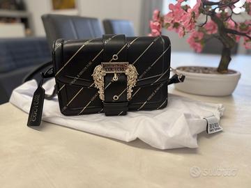 Borsa Versace Jeans Couture nera e oro