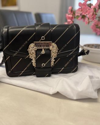 Borsa Versace Jeans Couture nera e oro