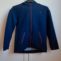 felpa okaïdi blu e grigia