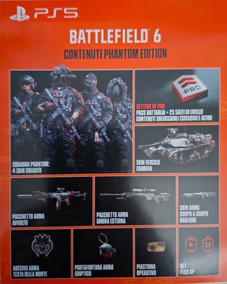 Battlefield 6 Phantom Edition PS5 Upgrade Codice