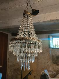 lampadario a gocce stile impero 
