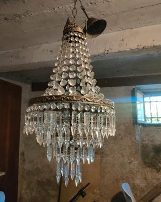 lampadario a gocce stile impero 