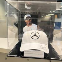 Cappello autografato Lewis Hamilton Mercedes