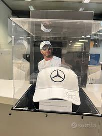 Cappello autografato Lewis Hamilton Mercedes