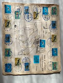 Francobolli originali nave Amerigo Vespucci 1978