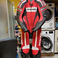 Tuta pelle spike tg 50