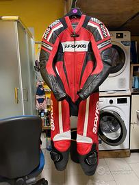 Tuta pelle spike tg 50