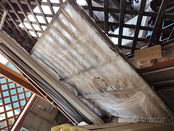 rete matrimoniale doghe in legno+porte