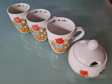 THUN set 3 tazze + zuccherina
