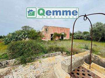 CARATTERISTICO CASOLARE DI CAMPAGNA CON TERRENO