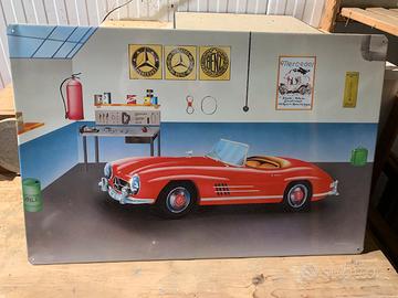 Quadro vintage in latta