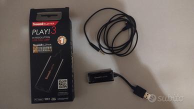 📌 Sound Blaster Play! 3 (Come nuova) 