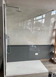 VETRO DOCCIA WALK-IN TRSPARENTE