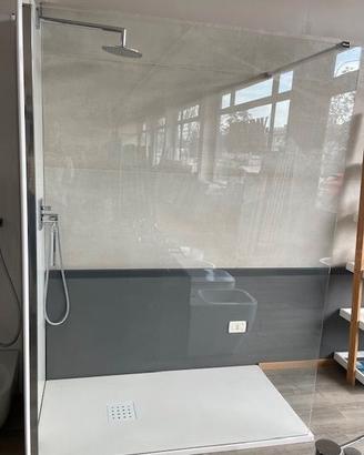 VETRO DOCCIA WALK-IN TRSPARENTE