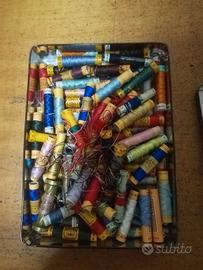scatola spolette assortite nuove e usate