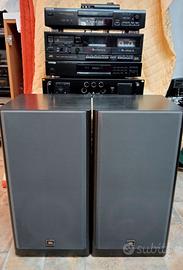 Impianto hi fi vintage completo con casse JBL.