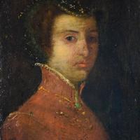 Antico dipinto XVI secolo ambito Lavinia Fontana