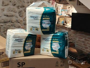 4 pacchi 56 pannolini per adulti mutanda xl 