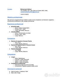 Autista furgoni-Operai Metalmeccanico-aiuto Murato