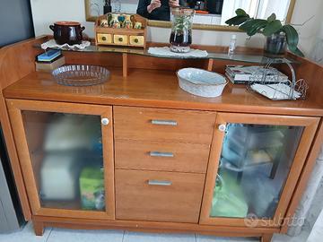 credenza in legno ciligii