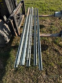 Pali zincati  per vigneto o recinzione da 270cm