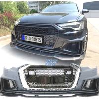 PARAURTI ANTERIORE PER AUDI A6 18- LOOK RS IN CARB
