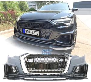PARAURTI ANTERIORE PER AUDI A6 18- LOOK RS IN CARB